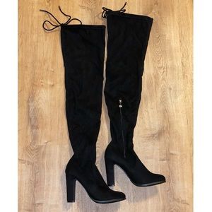 NWOT Heeled Thigh High Boots